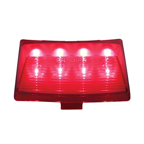 Red LED Rear Fender Lamp Tip with Light fits Harley-Davidson 